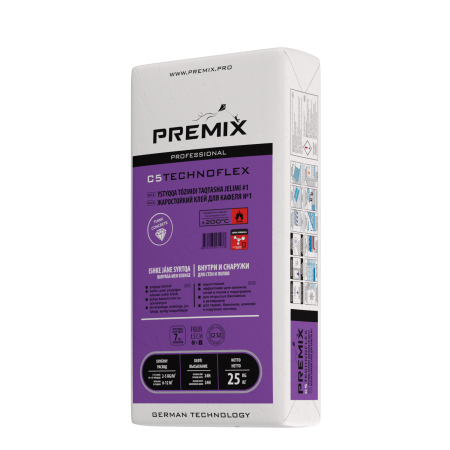 PREMIX C5 UNIFLEX - ЭЛАСТИЧНЫЙ КЛЕЙ ДЛЯ КАФЕЛЯ.